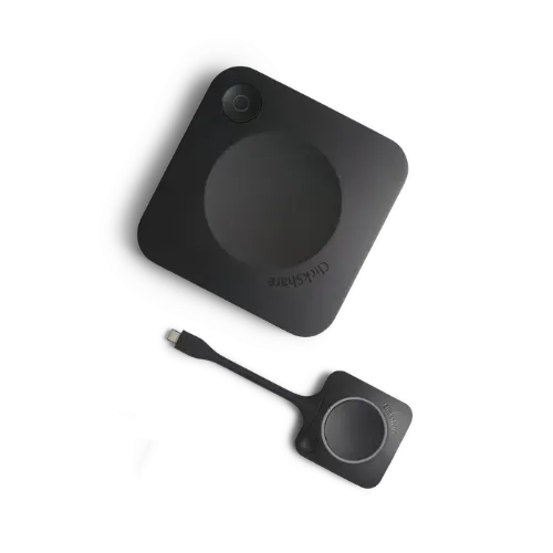 Barco ClickShare base unit and wireless presentation button