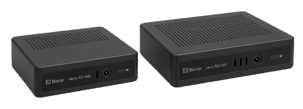 Biamp Devio SCX 400 and SCX 800 conferencing hubs