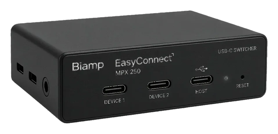 Biamp EasyConnect MPX 250 USB-C switcher