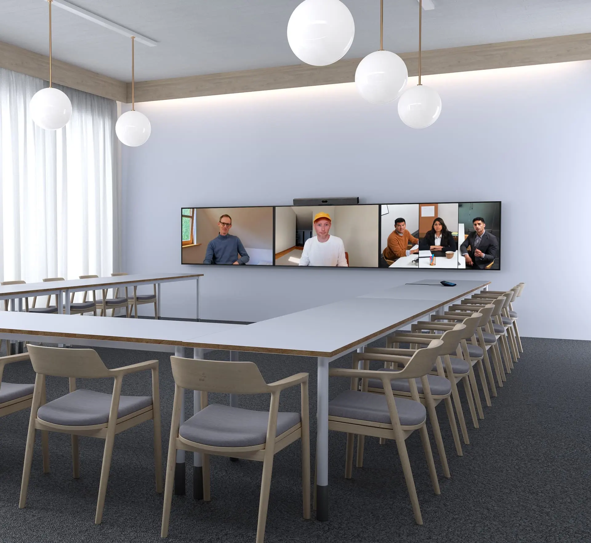 Neat Bar Pro in a conference room