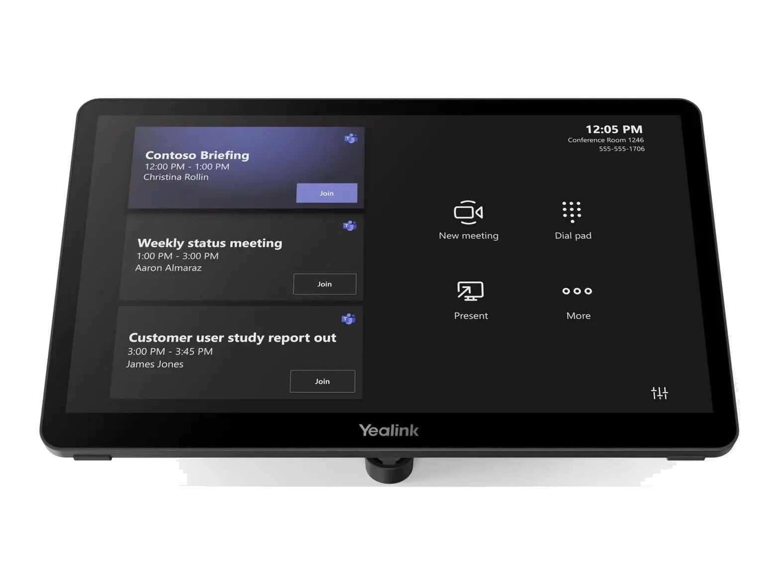 Yealink Room sharing and control