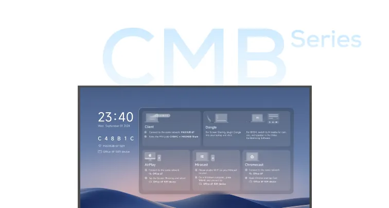 MAXHUB CMB Series 4K commercial displays