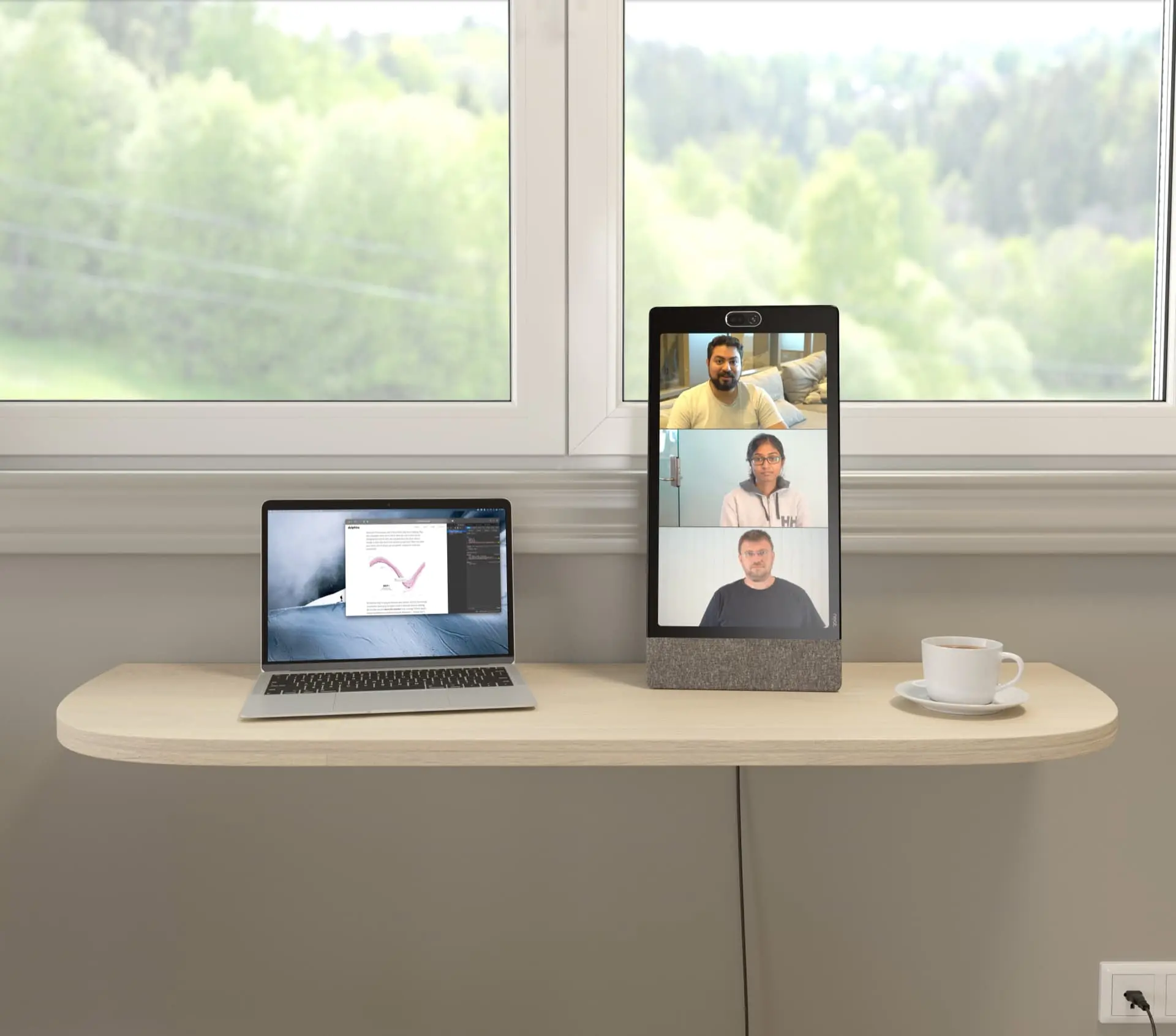 Neat personal video collaboration device