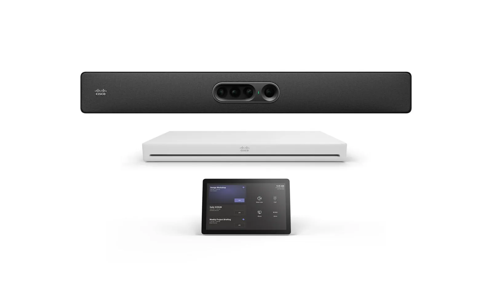 Cisco Room Kit EQ Quad Camera, Codec EQ and Room Navigator studio set