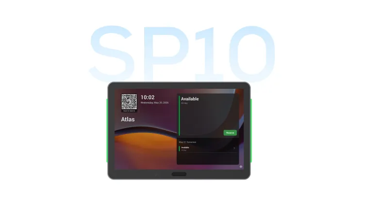 MAXHUB Panel SP10 room scheduling display