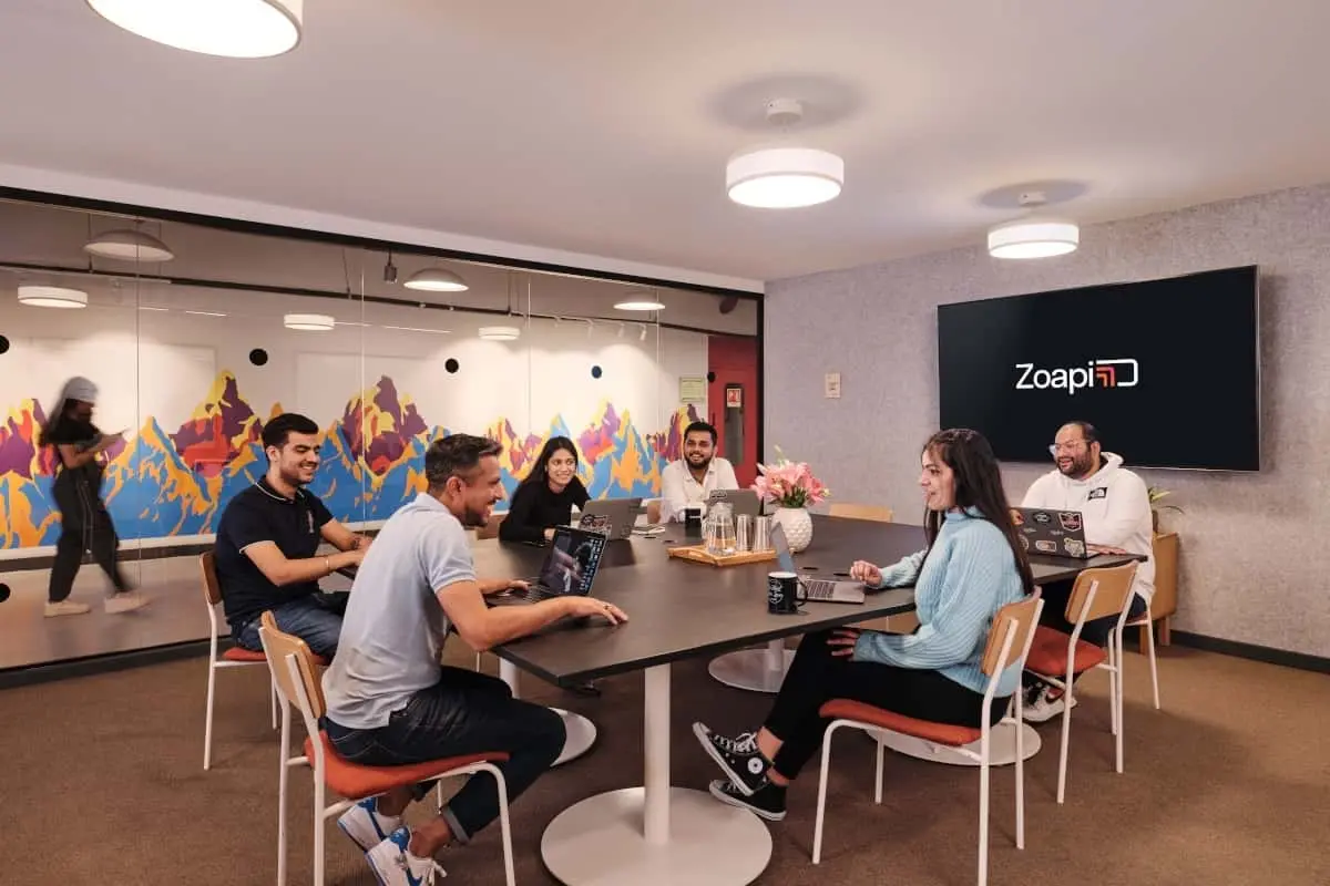 Zoapi video conferencing room setup